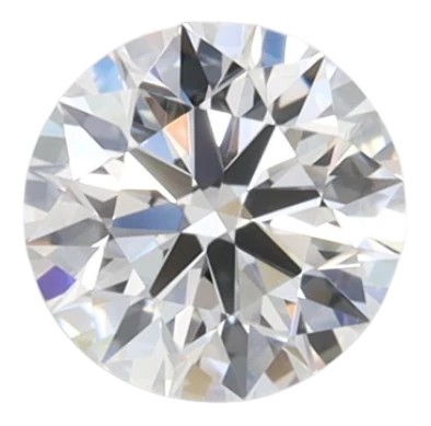 0.59 Carat D IF Round Lab Diamond
