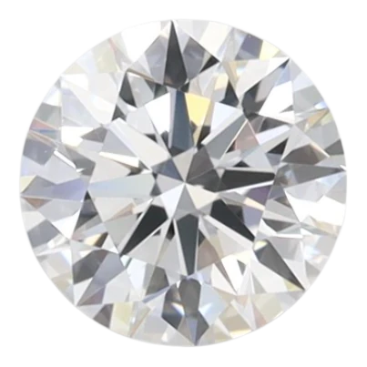 0.61 Carat D VVS2 Round Lab Diamond