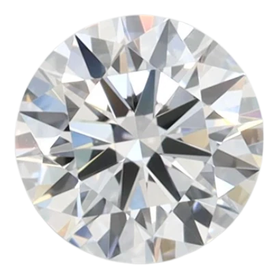 0.62 Carat D VVS2 Round Lab Diamond