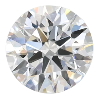 0.63 Carat D VVS2 Round Lab Diamond