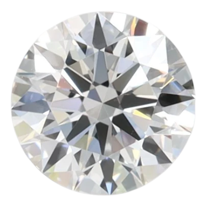 0.63 Carat D VVS2 Round Lab Diamond