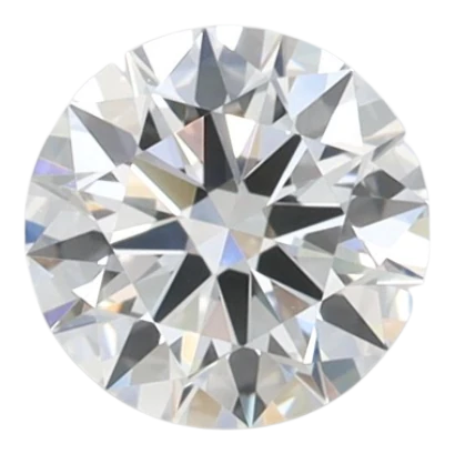 0.63 Carat D VVS2 Round Lab Diamond