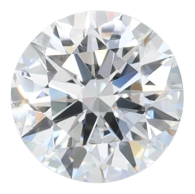 0.64 Carat D VVS2 Round Lab Diamond