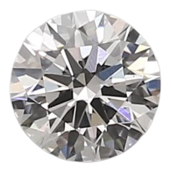 0.64 Carat D VVS2 Round Lab Diamond