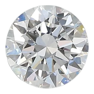 0.64 Carat D VVS2 Round Lab Diamond