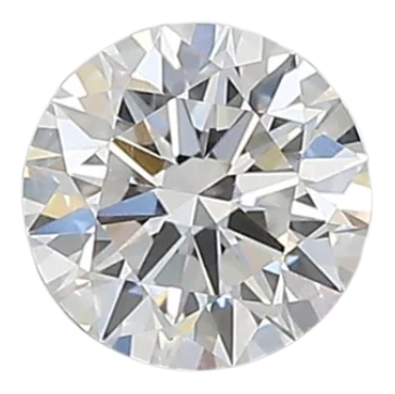 0.64 Carat D VVS2 Round Lab Diamond