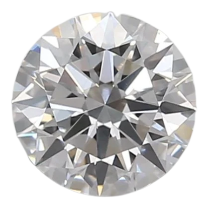 0.66 Carat D VS1 Round Lab Diamond