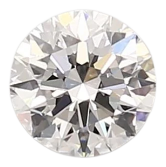 0.66 Carat D VVS2 Round Lab Diamond