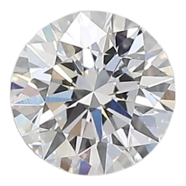 0.66 Carat D VVS2 Round Lab Diamond