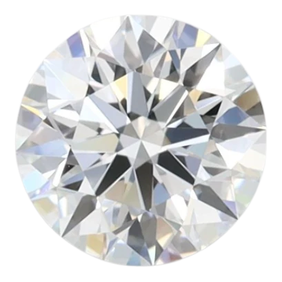 0.66 Carat D VVS2 Round Lab Diamond