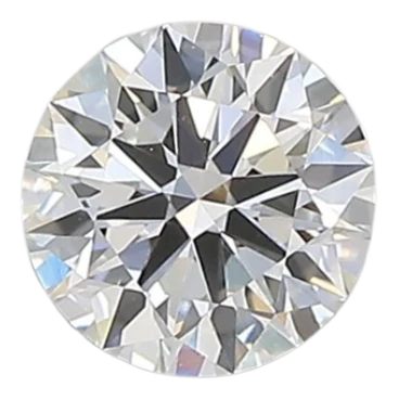 0.66 Carat D VVS2 Round Lab Diamond