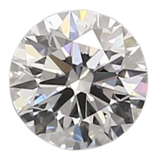 0.66 Carat D VVS2 Round Lab Diamond