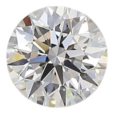 0.66 Carat D VVS2 Round Lab Diamond