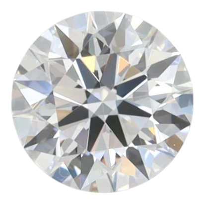 0.66 Carat D VVS2 Round Lab Diamond