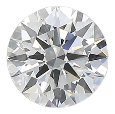 0.66 Carat D VVS2 Round Lab Diamond