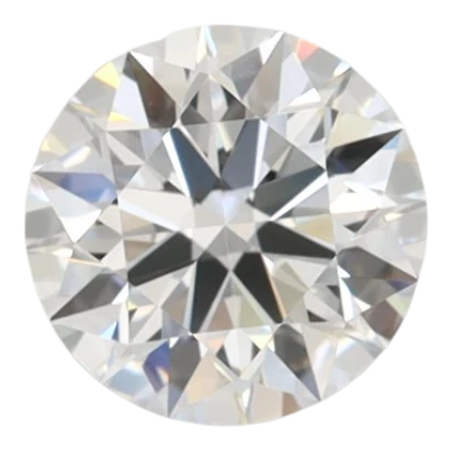 0.66 Carat D VVS2 Round Lab Diamond