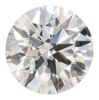 0.67 Carat D VVS2 Round Lab Diamond