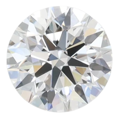 0.69 Carat D VVS2 Round Lab Diamond