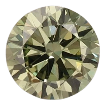 0.7 Carat Green VS1 Round Lab Diamond