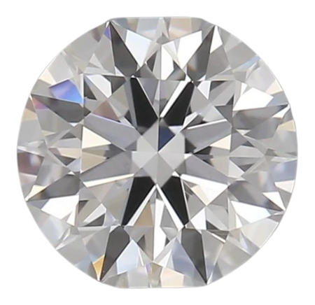 0.72 Carat D VVS2 Round Lab Diamond