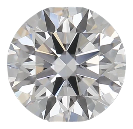 0.73 Carat D VVS2 Round Lab Diamond