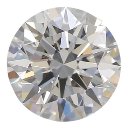 0.74 Carat D VVS2 Round Lab Diamond