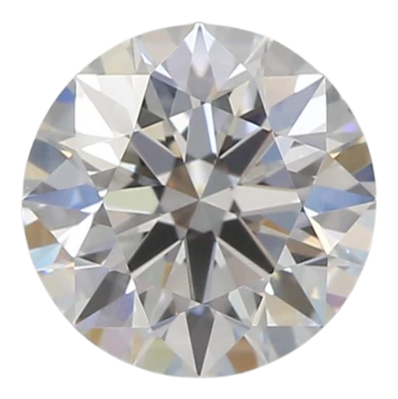 0.74 Carat D VVS2 Round Lab Diamond