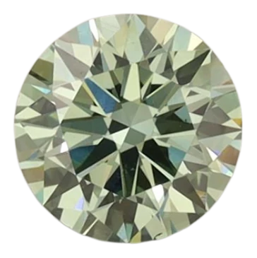 0.76 Carat Green VS1 Round Lab Diamond