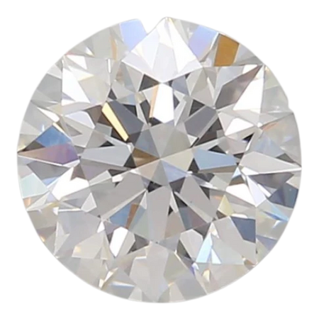 0.77 Carat D VVS2 Round Lab Diamond