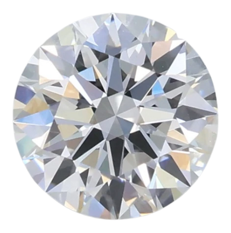 0.77 Carat D VVS2 Round Lab Diamond
