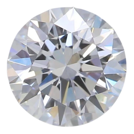 0.77 Carat D VVS2 Round Lab Diamond
