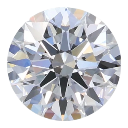 0.77 Carat D VVS2 Round Lab Diamond
