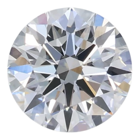 0.77 Carat D VVS2 Round Lab Diamond