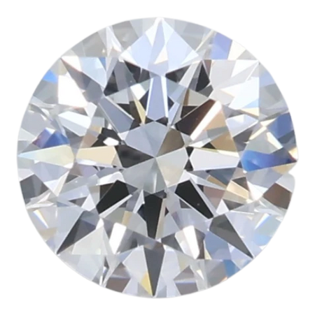 0.77 Carat D VVS2 Round Lab Diamond