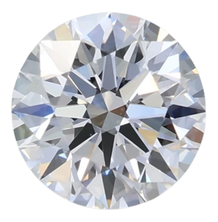 0.77 Carat D VVS2 Round Lab Diamond