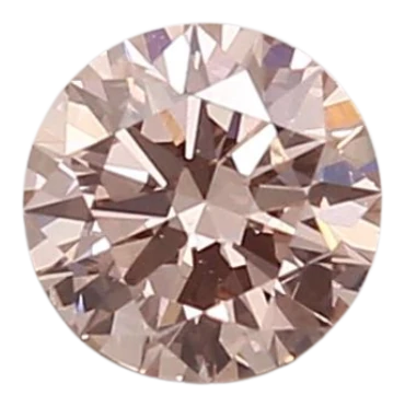 0.78 Carat Pink VS2 Round Lab Diamond
