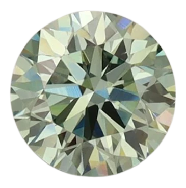 0.79 Carat Green VS1 Round Lab Diamond
