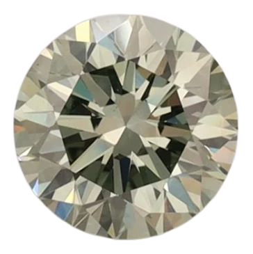 0.81 Carat Green VS1 Round Lab Diamond