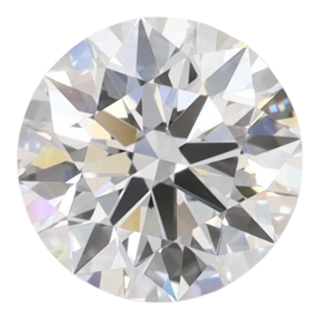 0.9 Carat D IF Round Lab Diamond