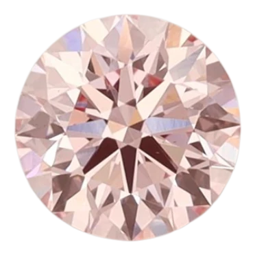 0.91 Carat Pink VS2 Round Lab Diamond