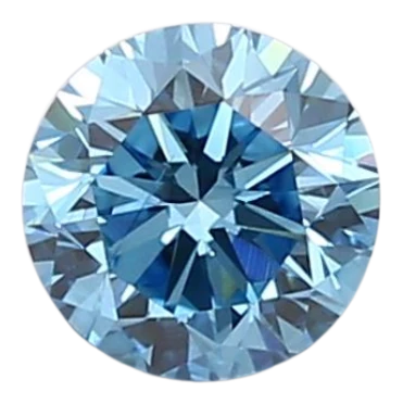 0.93 Carat Blue SI1 Round Lab Diamond