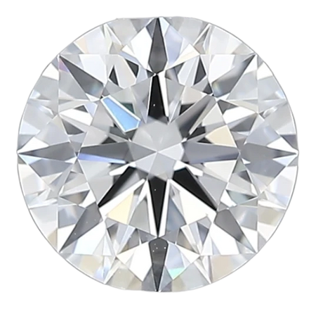 1.27 Carat D VVS2 Round Lab Diamond