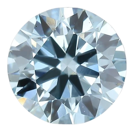 1.49 Carat Blue VS1 Round Lab Diamond