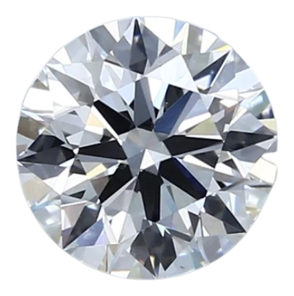 1.51 Carat D SI1 Round Lab Diamond