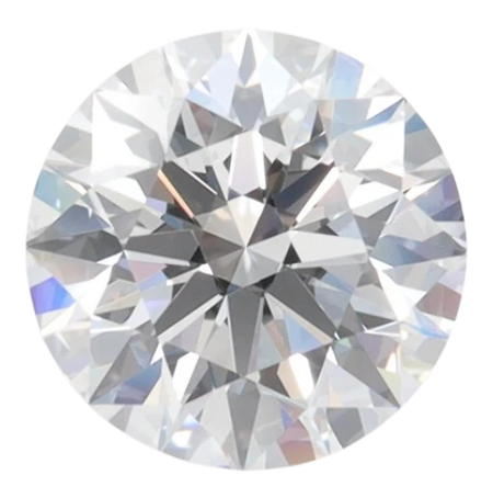 2.01 Carat D VVS2 Round Lab Diamond