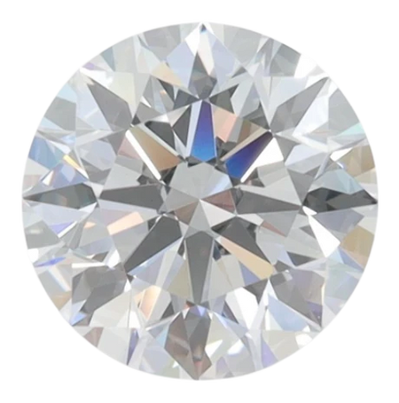 2.02 Carat D VVS2 Round Lab Diamond