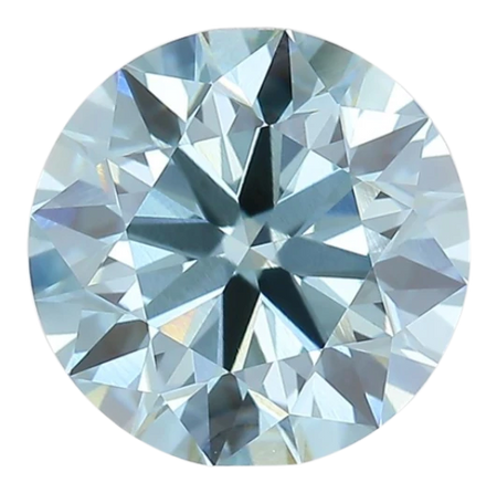 2.32 Carat Blue VS1 Round Lab Diamond