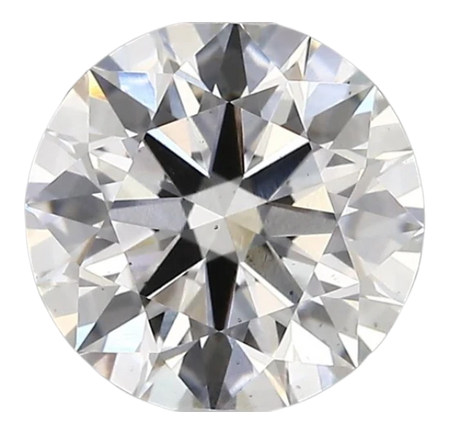 2.43 Carat F VS2 Round Lab Diamond