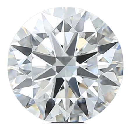 2.53 Carat D VS2 Round Lab Diamond