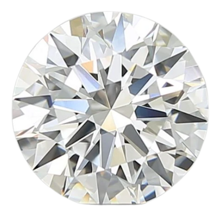 2.56 Carat F VVS2 Round Lab Diamond